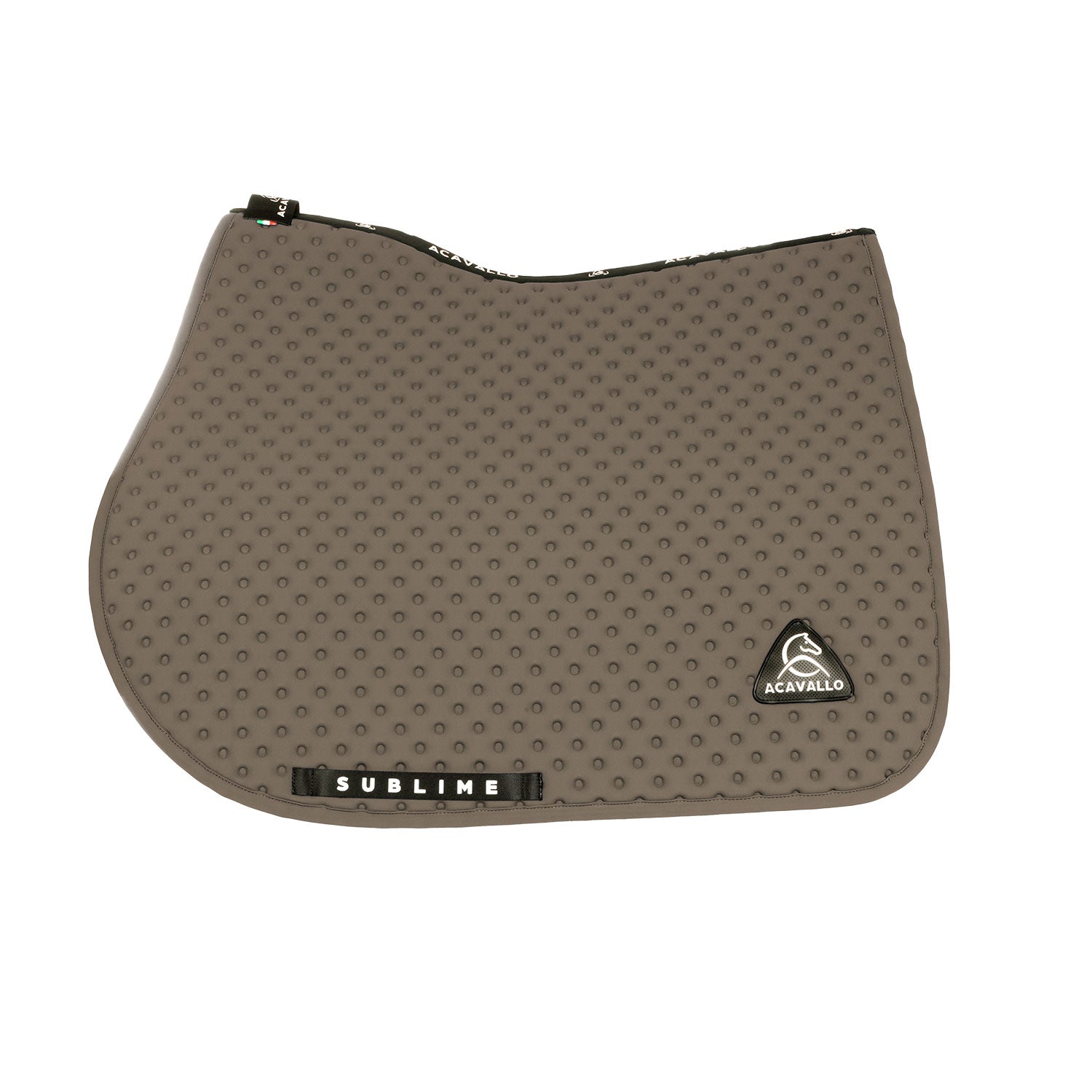 Acavallo Point Jumping Saddle Pad #colour_brown