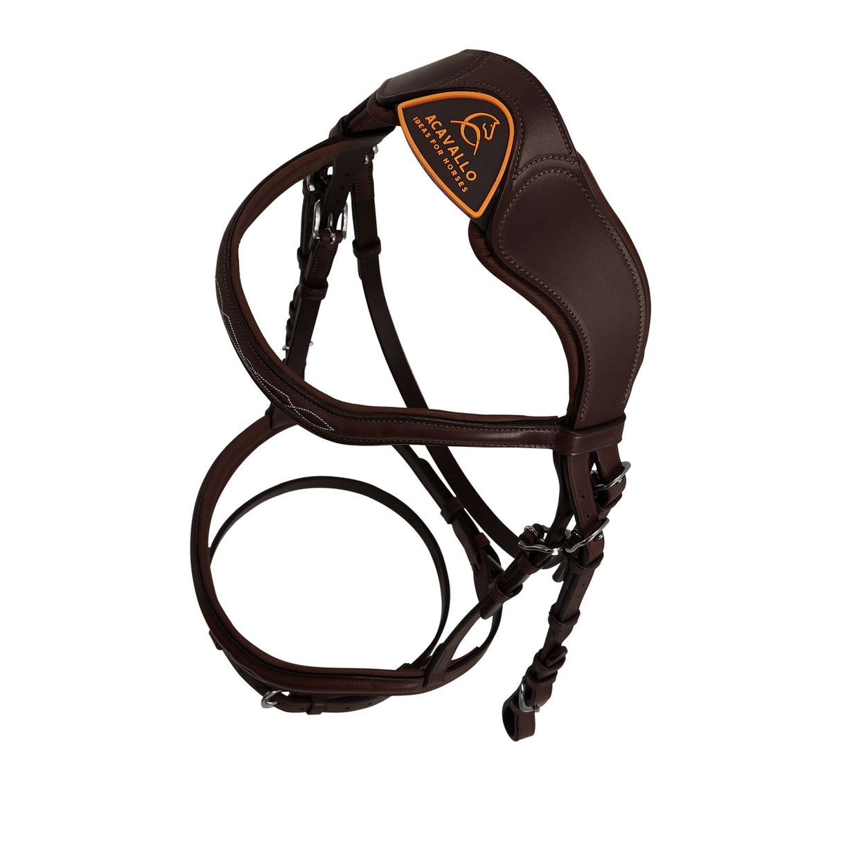Acavallo Amazzone Bridle Calfskin #colour_brown
