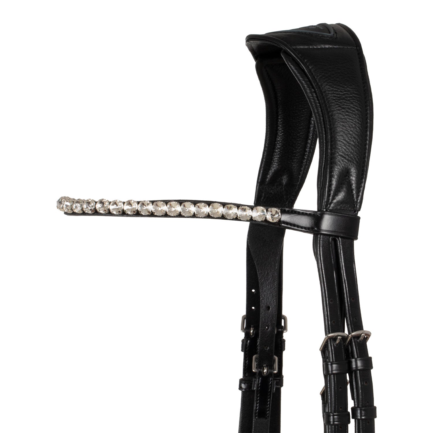 Acavallo Starry Night Calfskin Bridle #colour_black