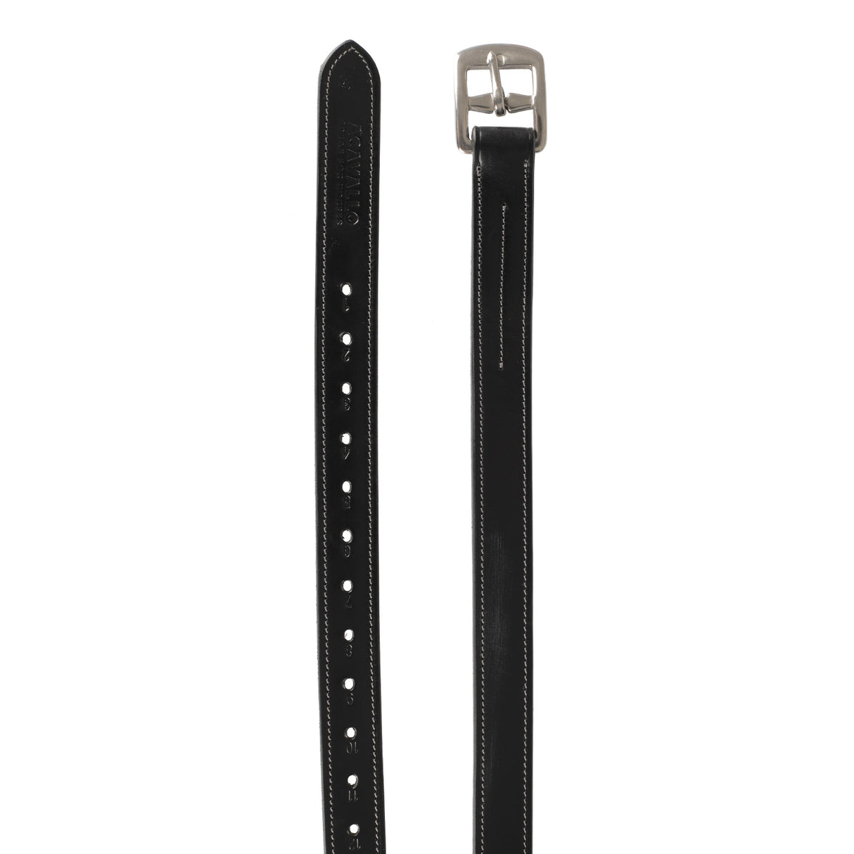 Acavallo Classic Stirrup Leathers #colour_black