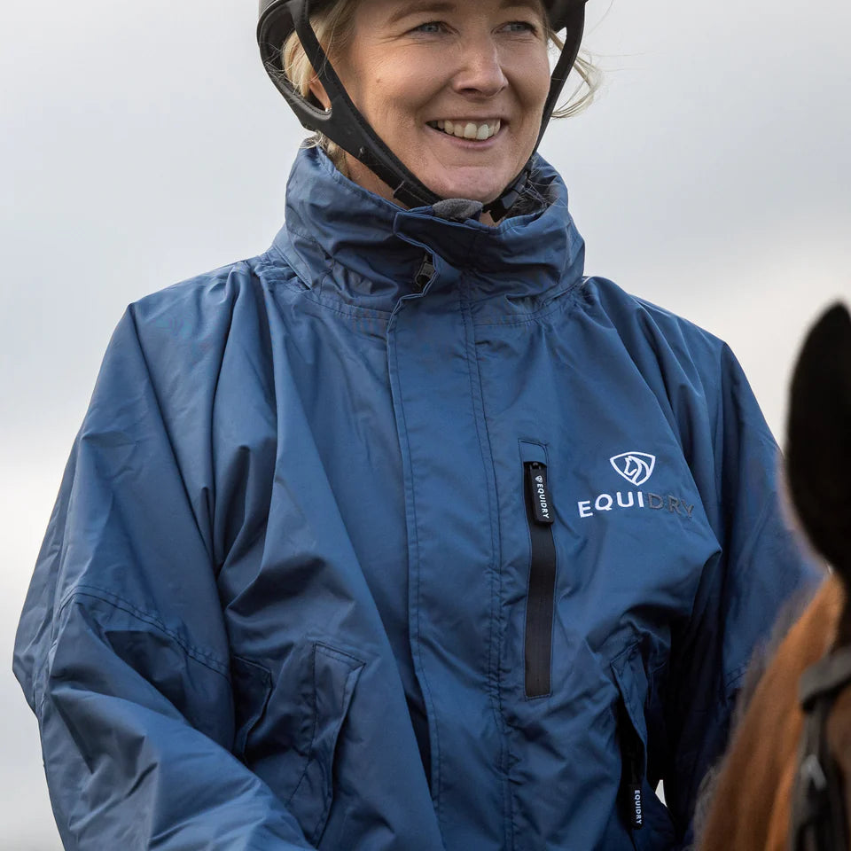 EQUIDRY Women's Thin Fleece Evolution #colour_steel-blue