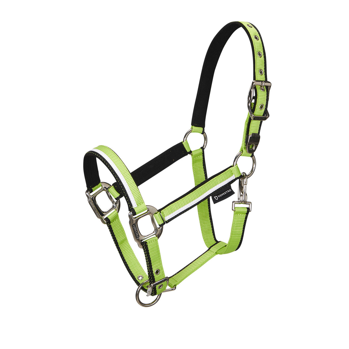 Halter with fleece padding and snap hook