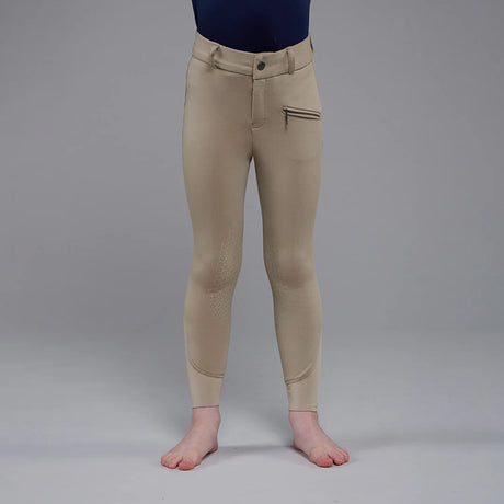Toggi Children's Show Ring Extreme Silicone Knee Breeches #colour_beige