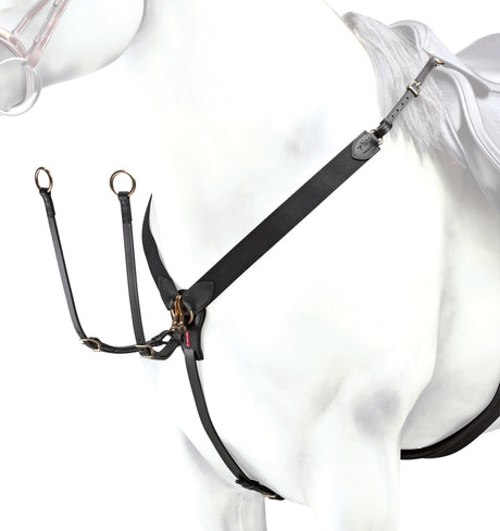 Equipe Breastplate with Elastic #Colour_black