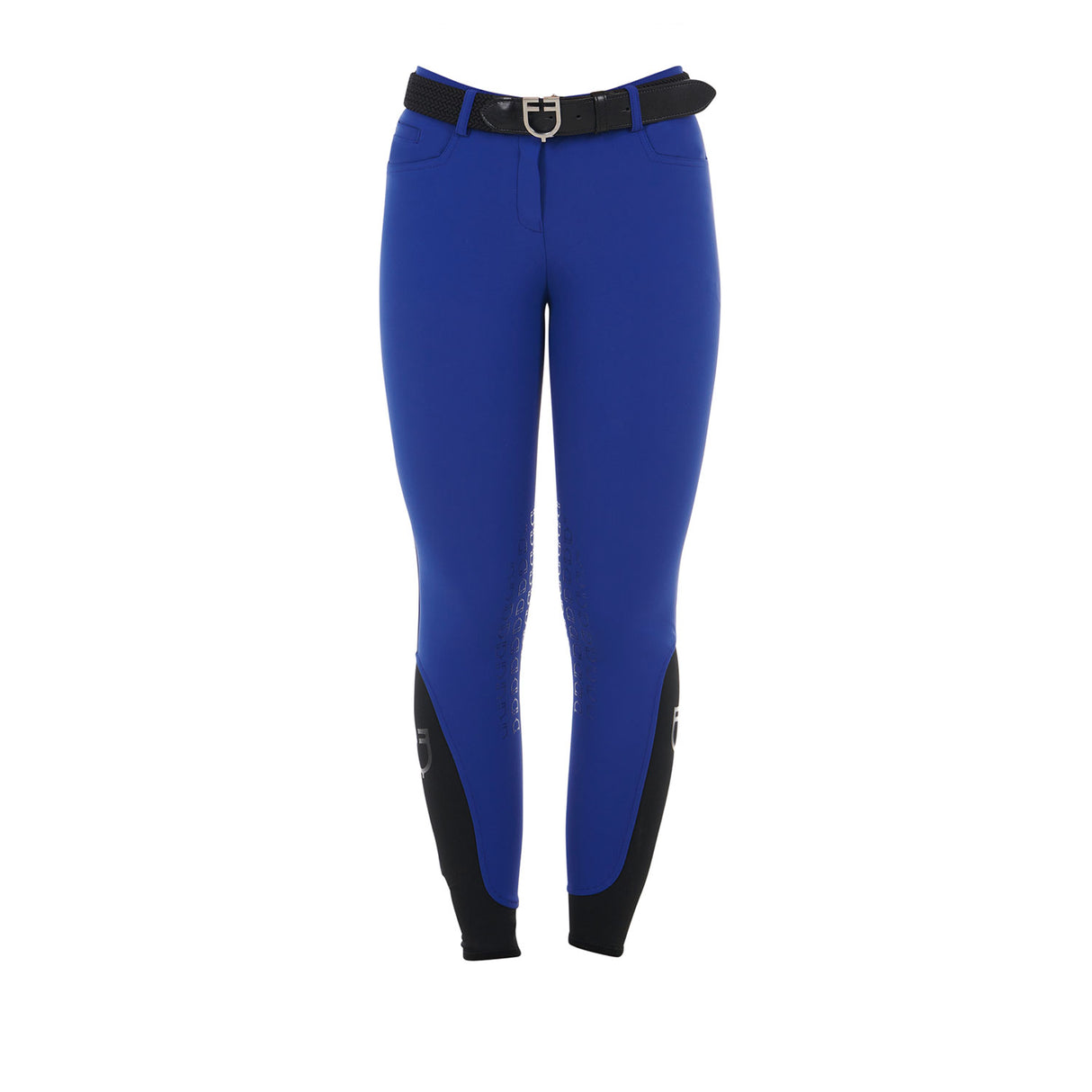 Equestro Women's Slim Fit Grip Breeches With Logo