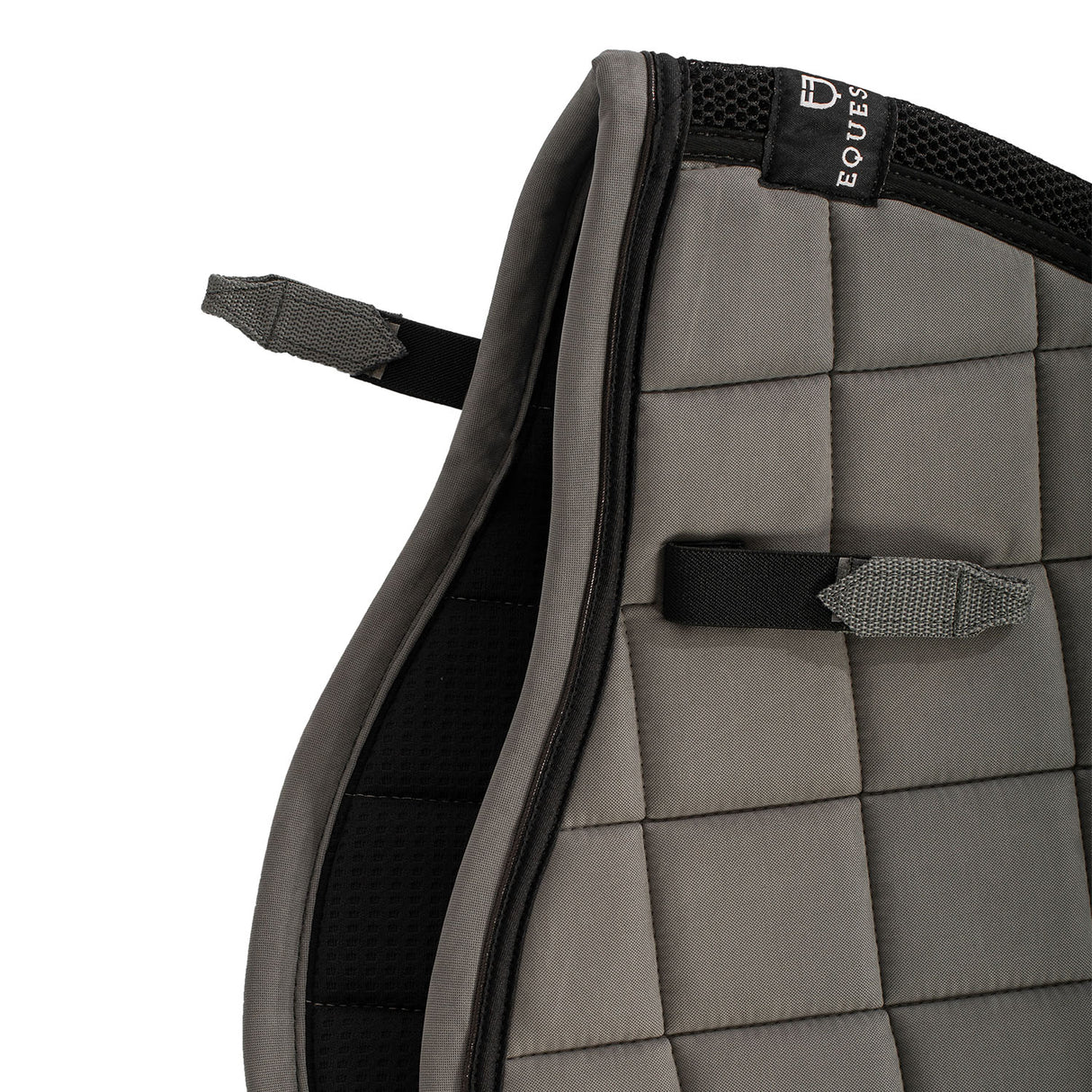 Equestro Shaped Jumping Saddle Pad #colour_grey