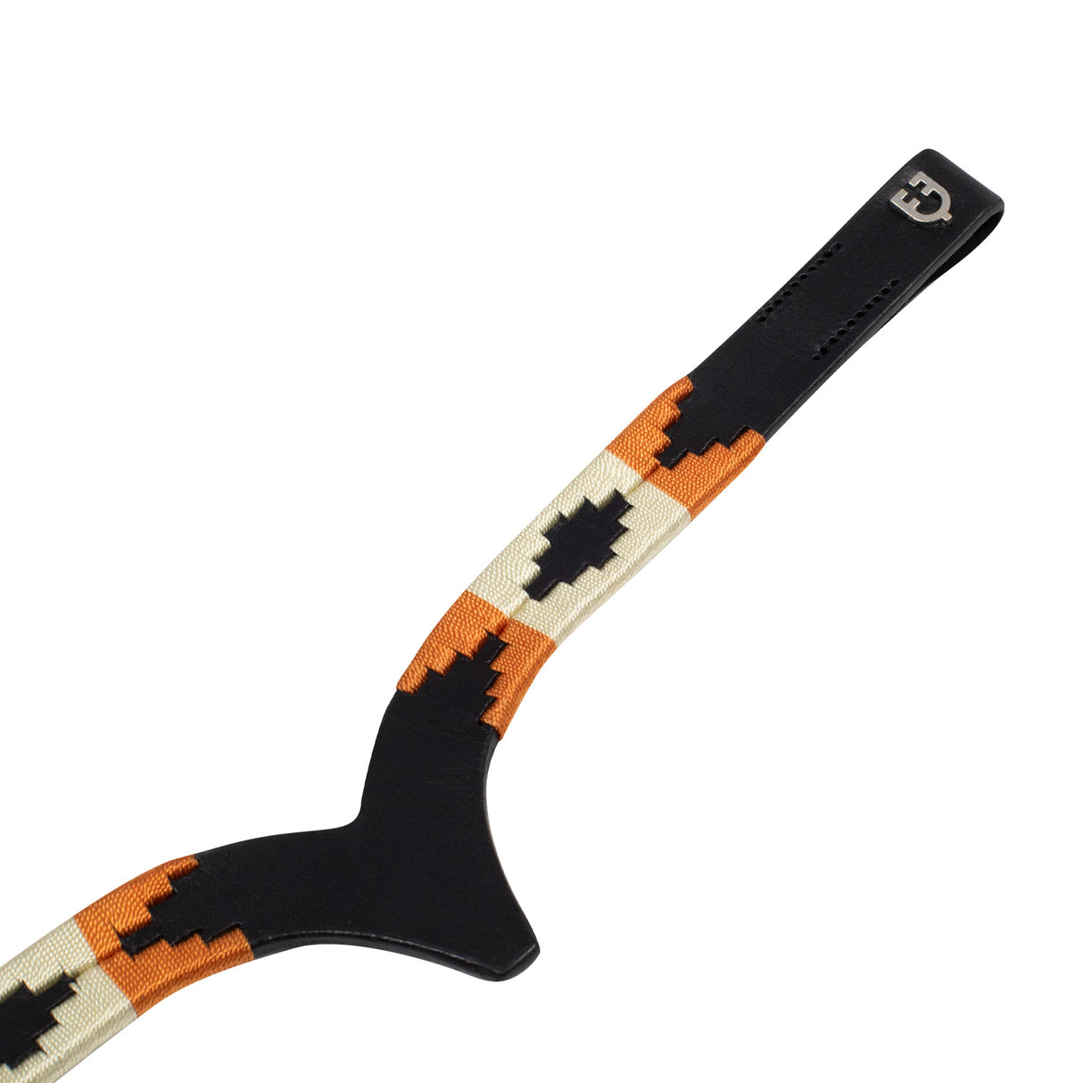 Equestro Leather Browband With Navajo Decoration