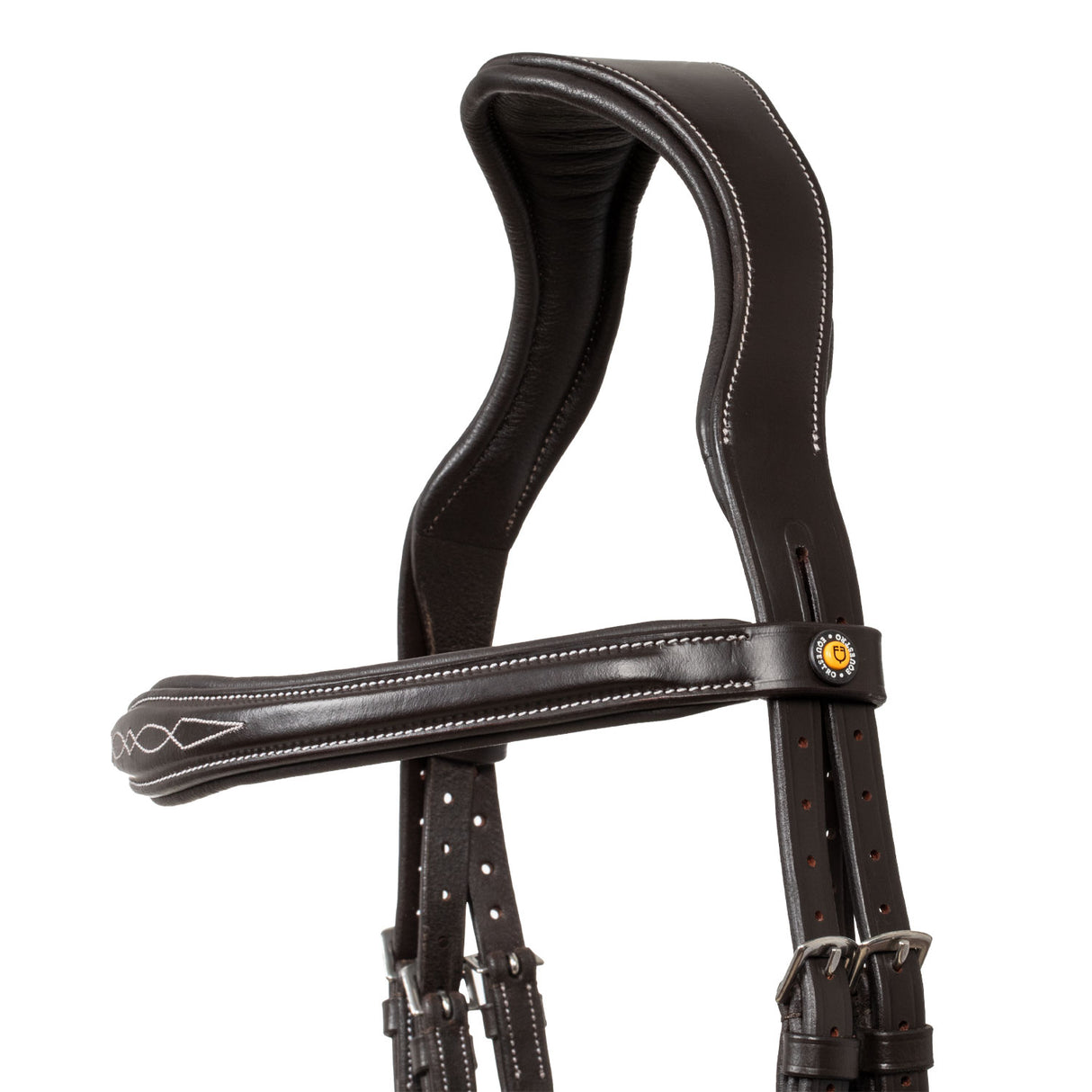 Equestro Bridle In Soft Stitched Leather