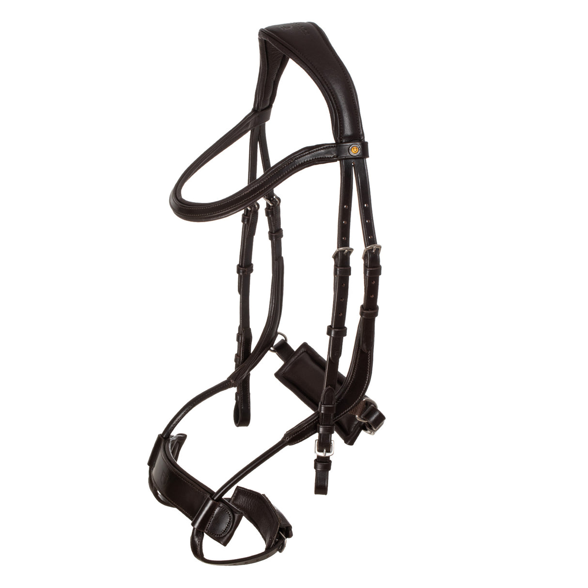 Equestro Collegiate Comfitec Anatomic Leather Bridle