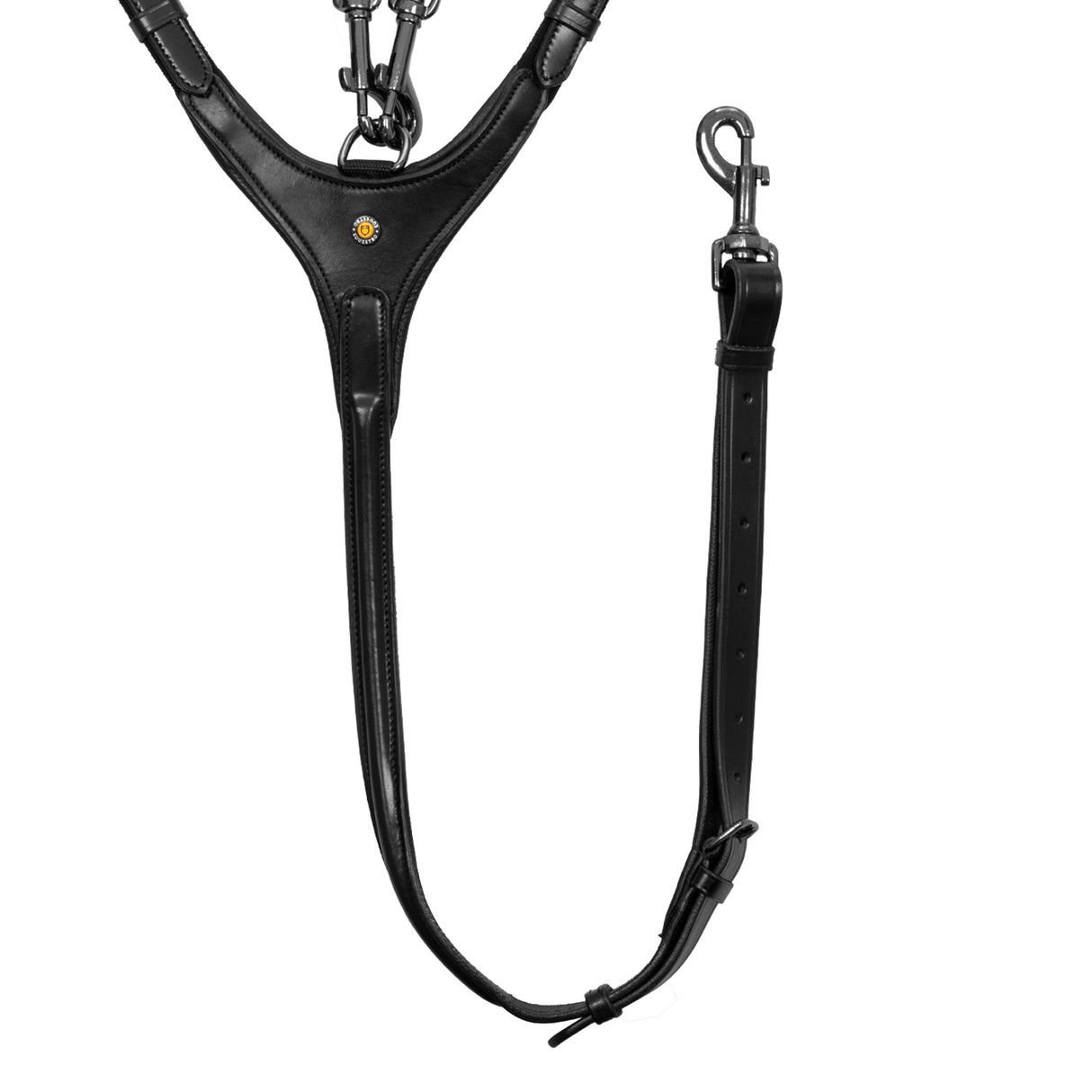 Equestro Removable Martingale Leather Pectoral