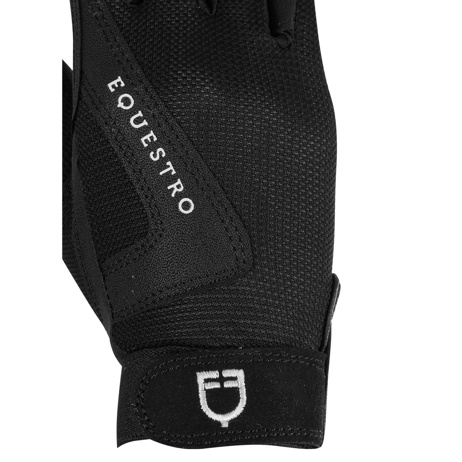 Equestro Kids' Gloves In Technical Fabric #colour_black