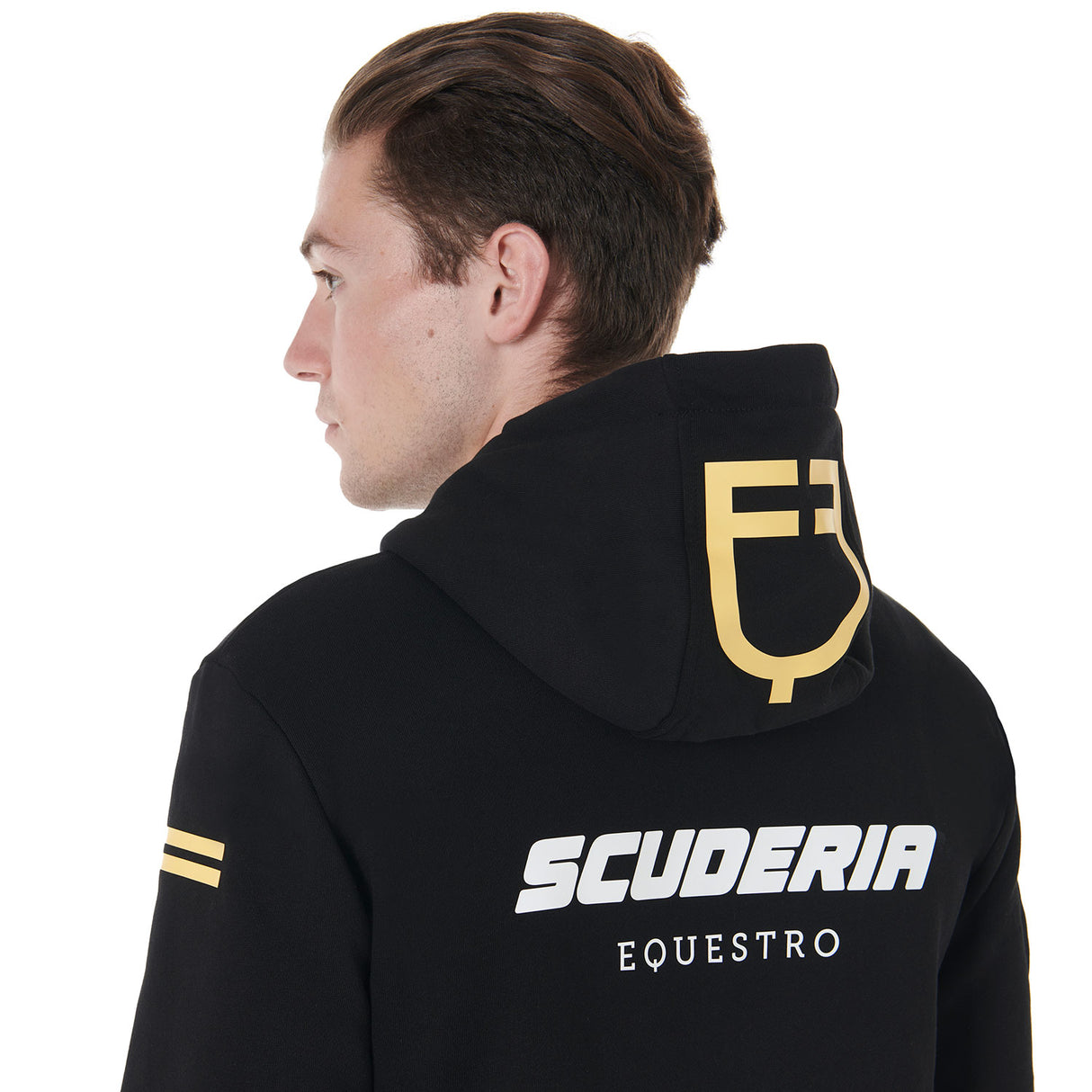Equestro Scuderia Equestro Men's Hooded Sweatshirt Fleece