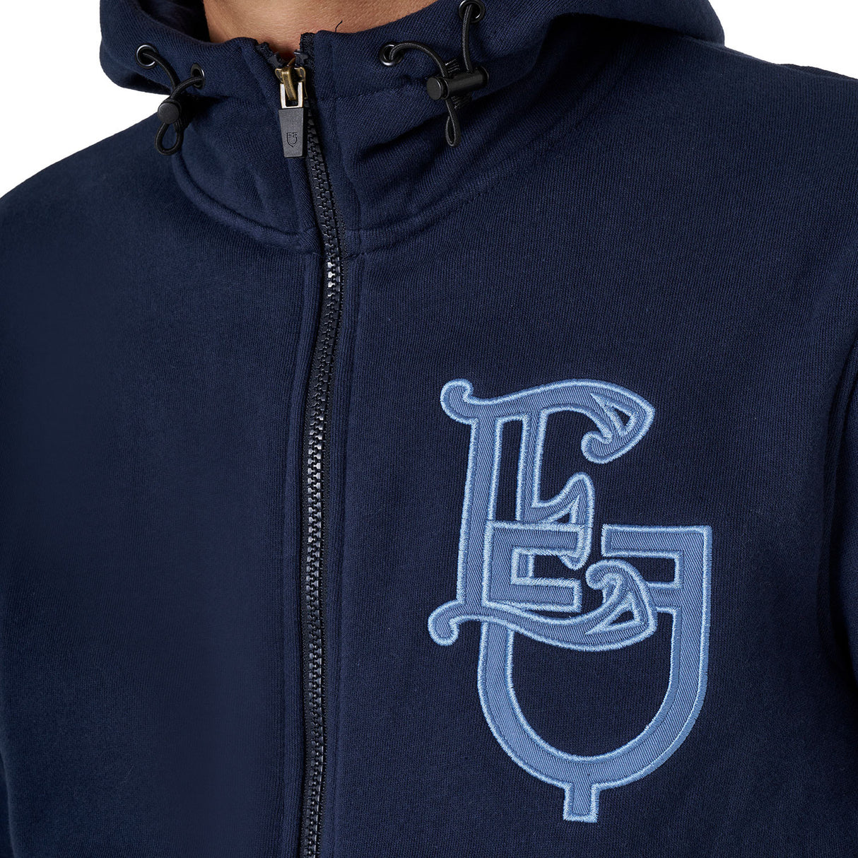 Men's EQ hoodie with front zip