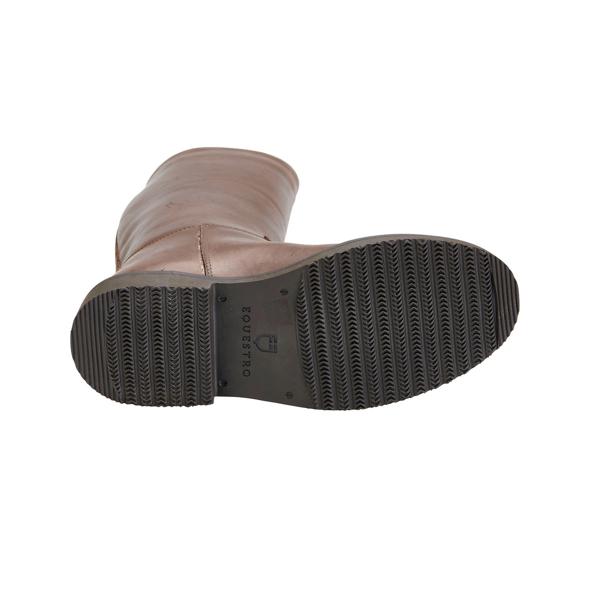 Equestro Unisex Boots With Breathable Inner Lining #colour_brown