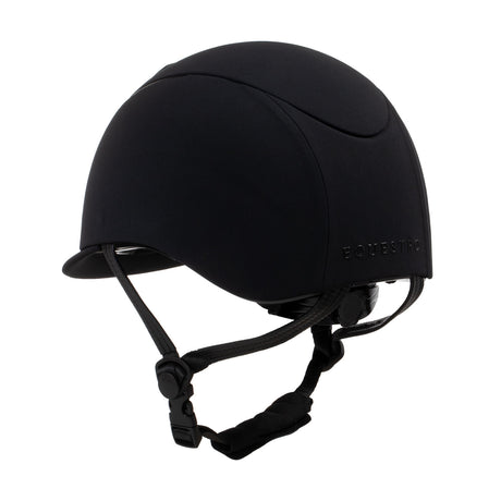 Equestro Unisex Helmet With Embossed Logo Homologation En 1384-2023 #colour_black