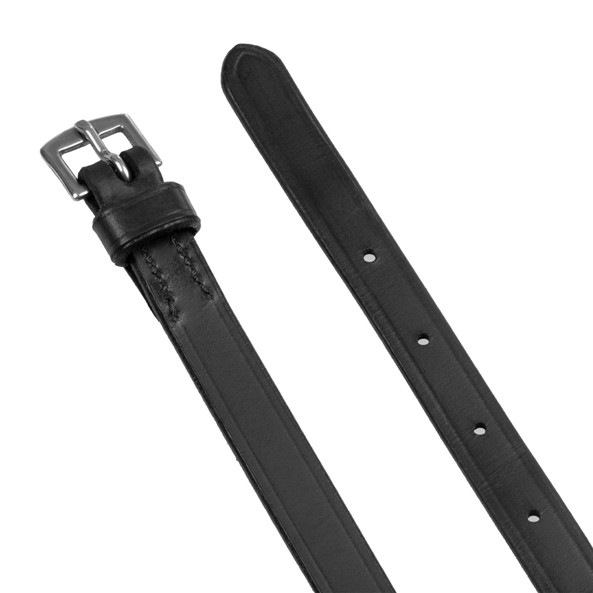 Equestro Leather Spur Strap #colour_black