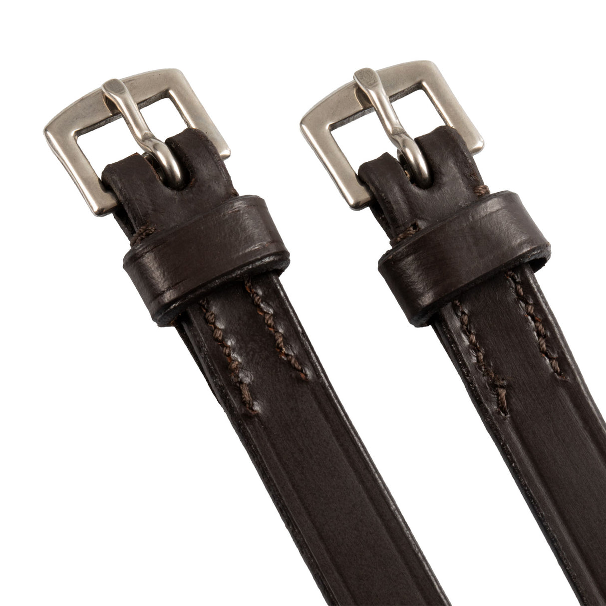 Equestro Leather Spur Strap #colour_brown