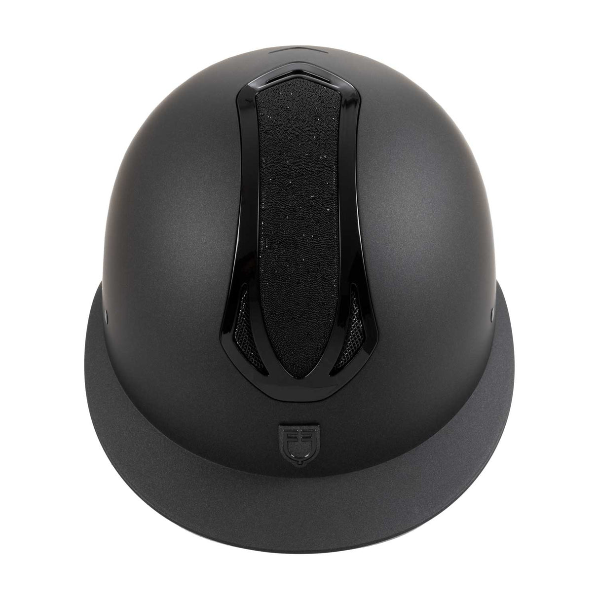 Equestro Azael Stone Women's Helmet With Wide Visor And Rhinestones Homologation En 1384-2023