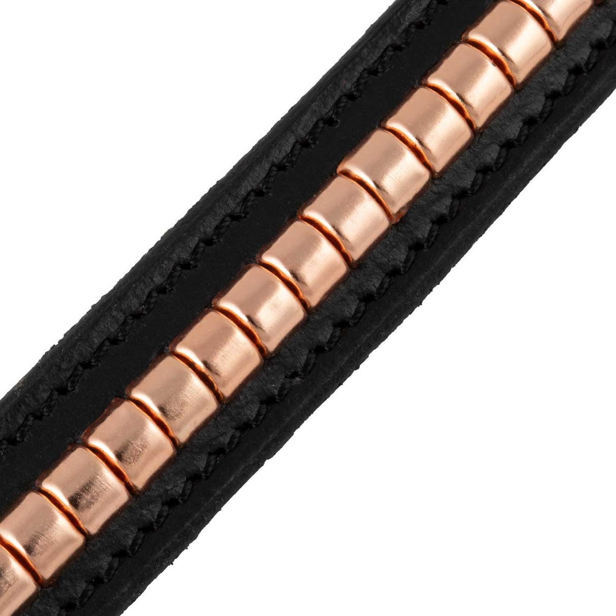 Equestro Women's Clincher Belt Snaffle Bit Buckle #colour_black-gold