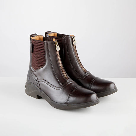 Toggi Harewood Childrens Jodhpur Boot #colour_dark-brown