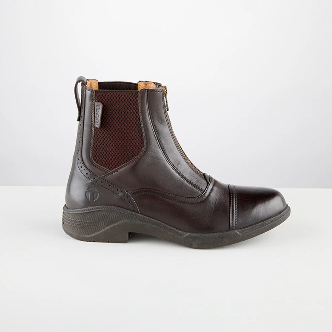 Toggi Harewood Childrens Jodhpur Boot #colour_dark-brown