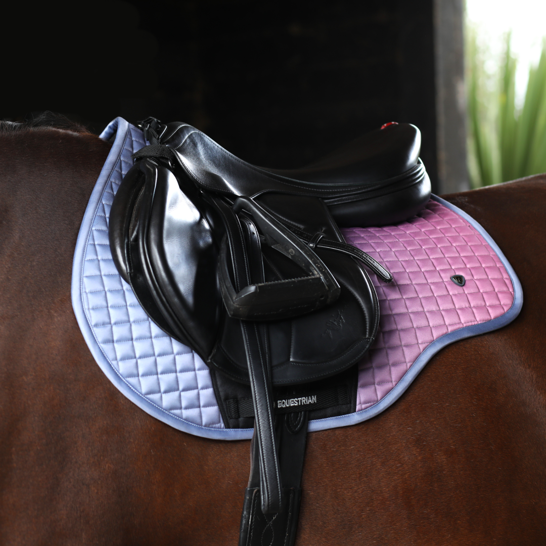 Hy Equestrian Synergy Elevate Saddle Pad #colour_grape-riviera