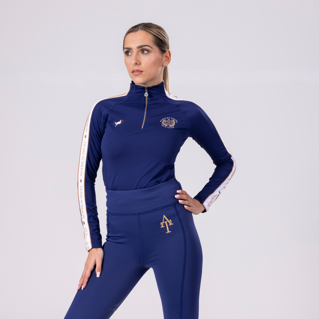 Shires Aubrion Ladies Team Winter Baselayer #colour_navy
