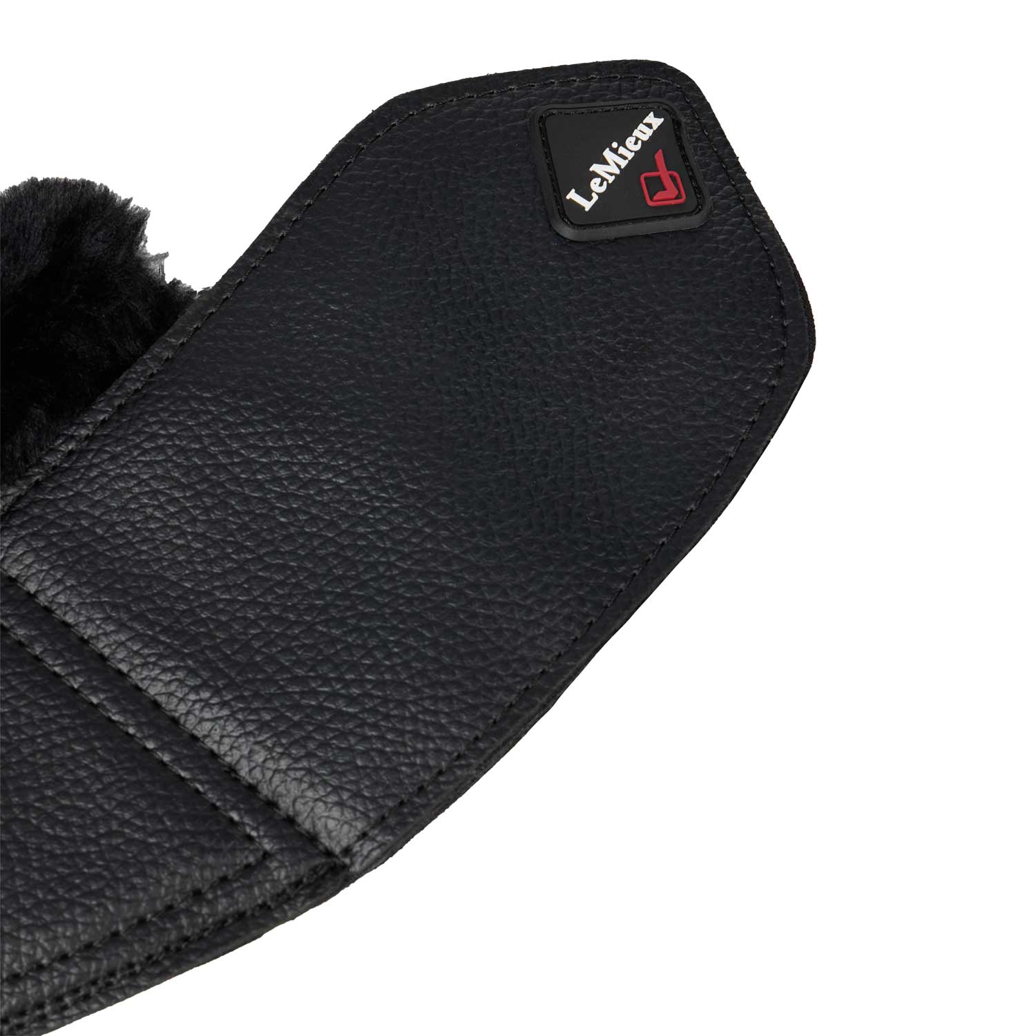 LeMieux Fleece Wrapround Over Reach Boots Black