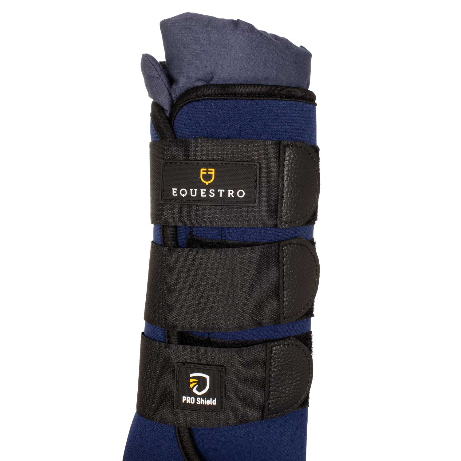 Equestro Neoprene Stable Boots #colour_blue