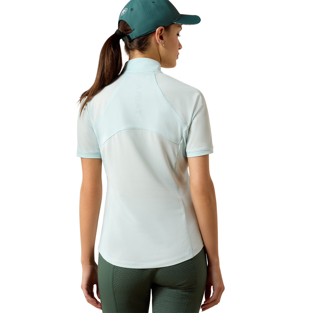 Ariat Women's Soquel 1/4 Zip Baselayer #colour_starlight-blue