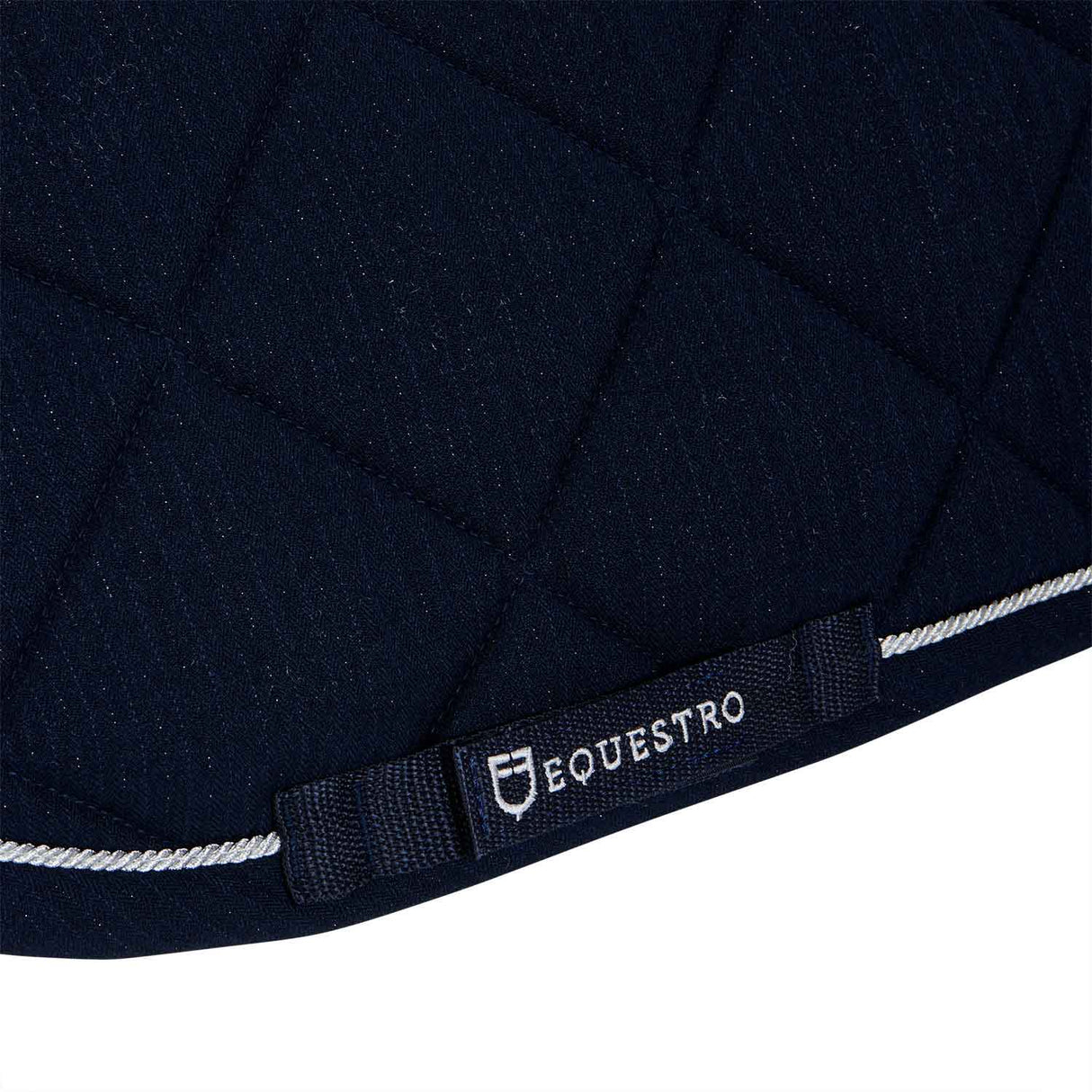 Equestro Pony Jumping Saddle Pad In Cotton With Trimmings