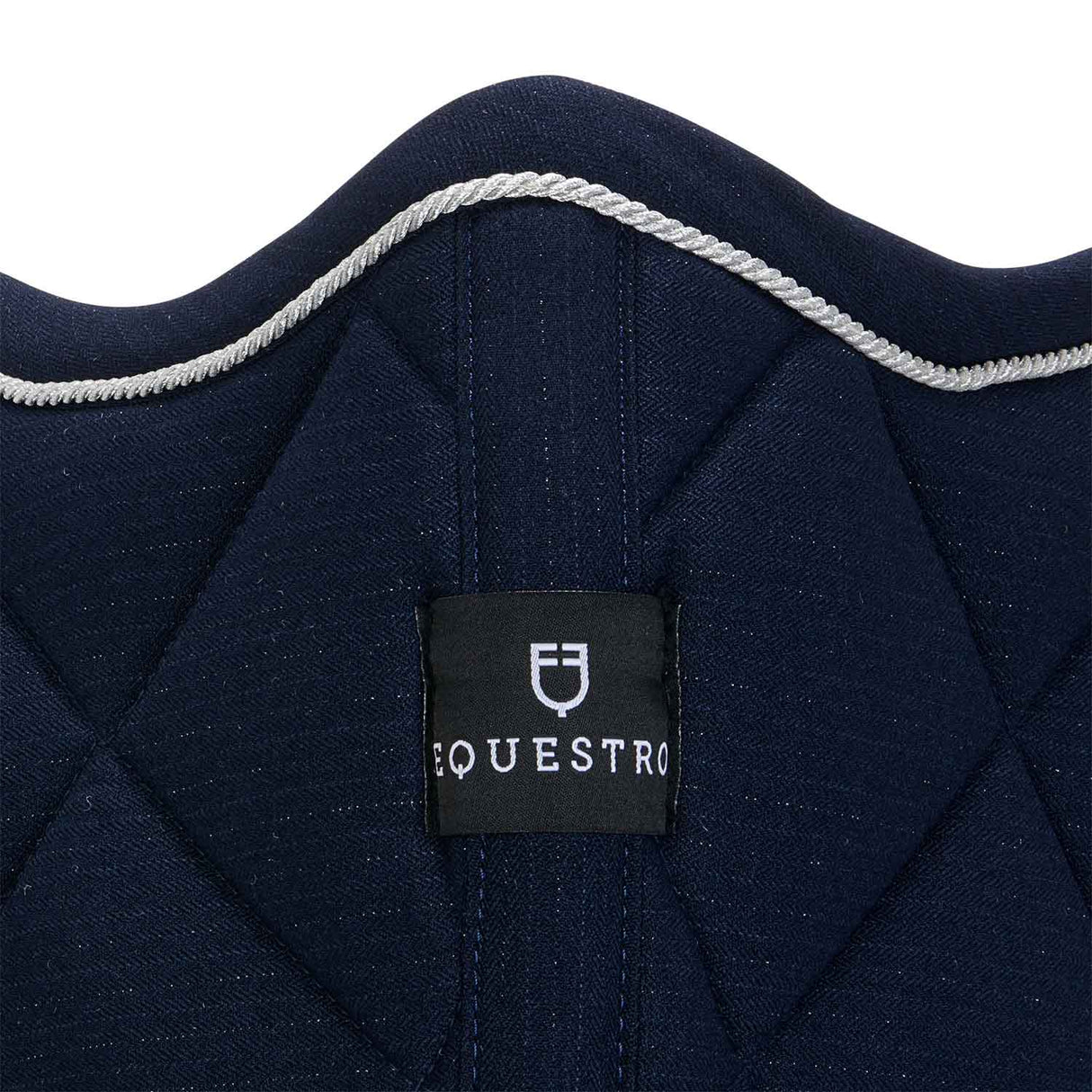 Equestro Pony Jumping Saddle Pad In Cotton With Trimmings