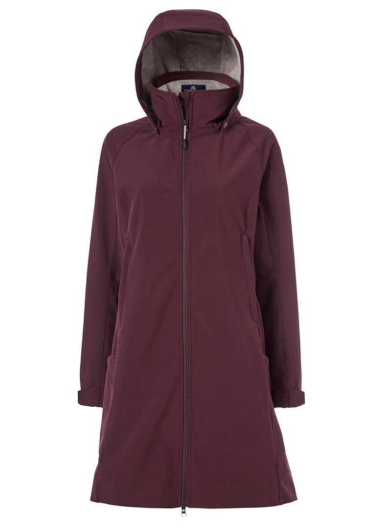 Mountain Horse Stella Softshell Parka #colour_burgundy