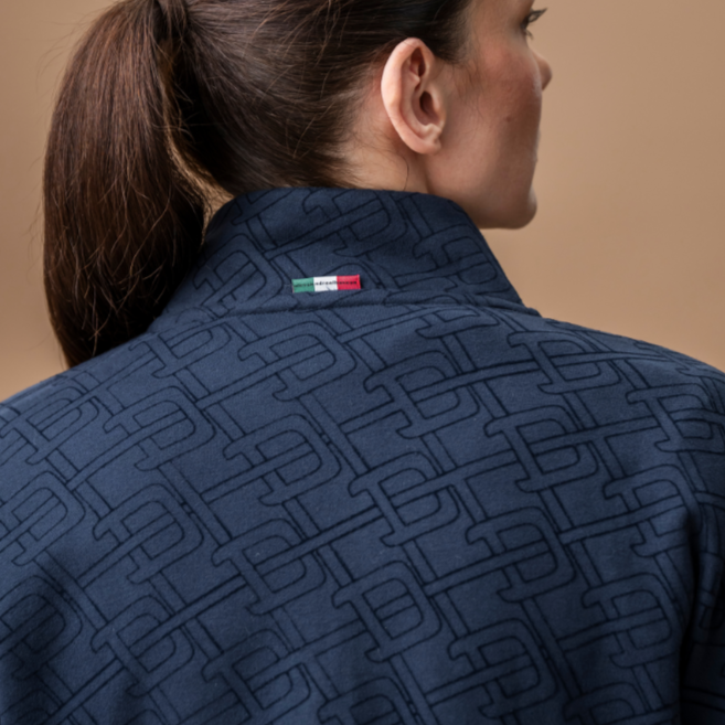 Alessandro Albanese Gabriella Half Zip Sweatshirt #colour_core-navy