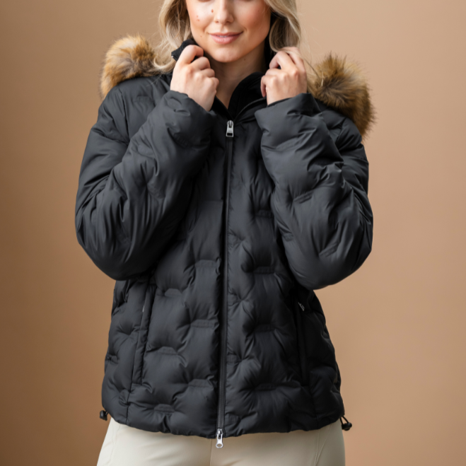 Alessandro Albanese Ara Puffer Coat #colour_core-black