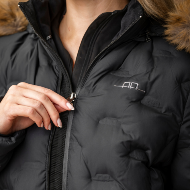 Alessandro Albanese Ara Puffer Coat #colour_core-black