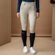 Alessandro Albanese Fina Full Seat Brushed Hybrid Breech #colour_core-beige