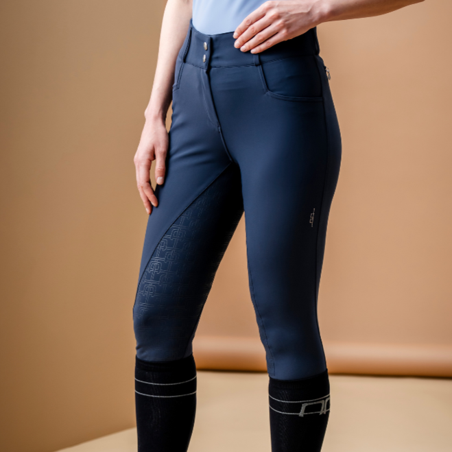 Alessandro Albanese Allora Full Seat High Rise Breech #colour_core-navy