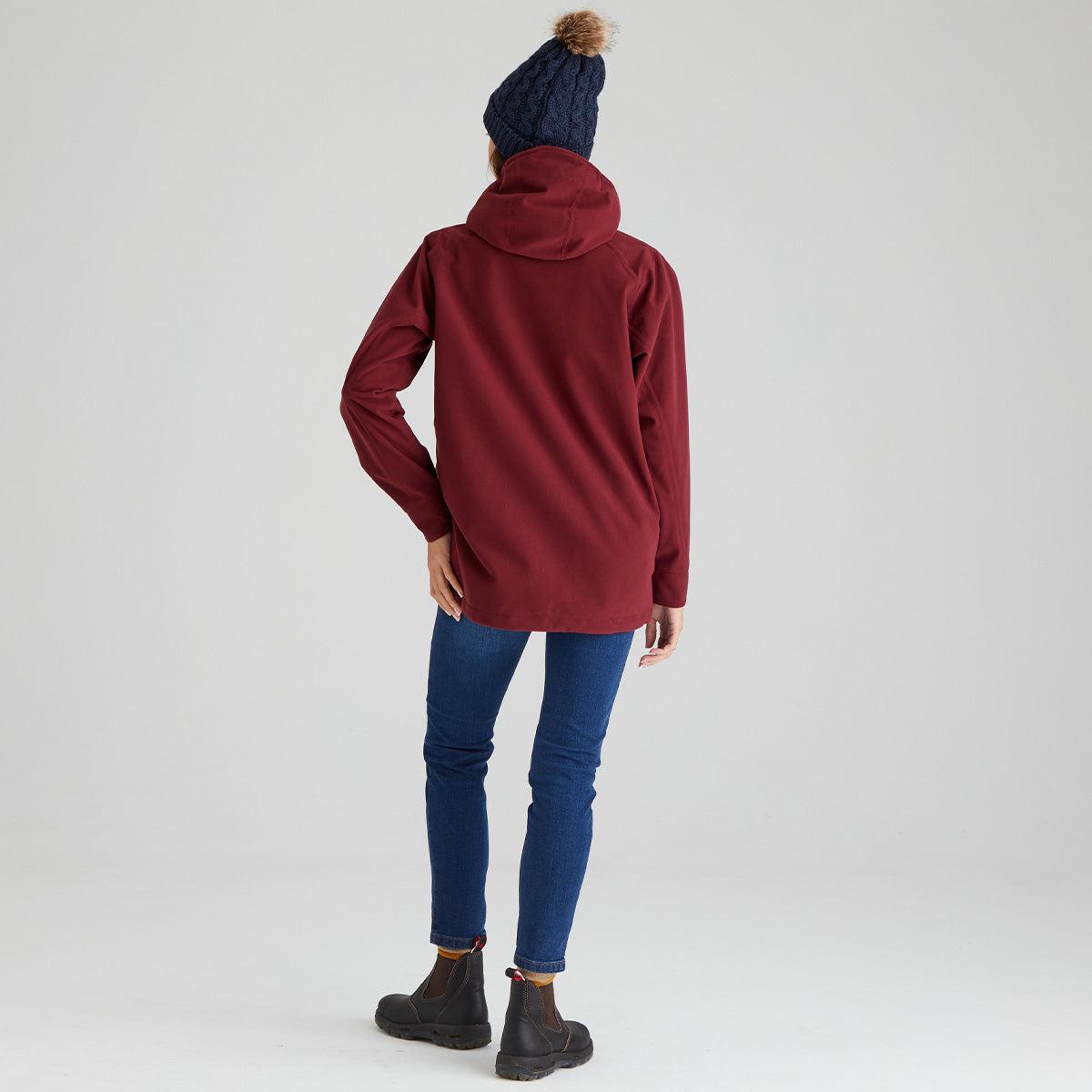 Ridgeline Nordic Fleck Bobble Hat #colour_navy