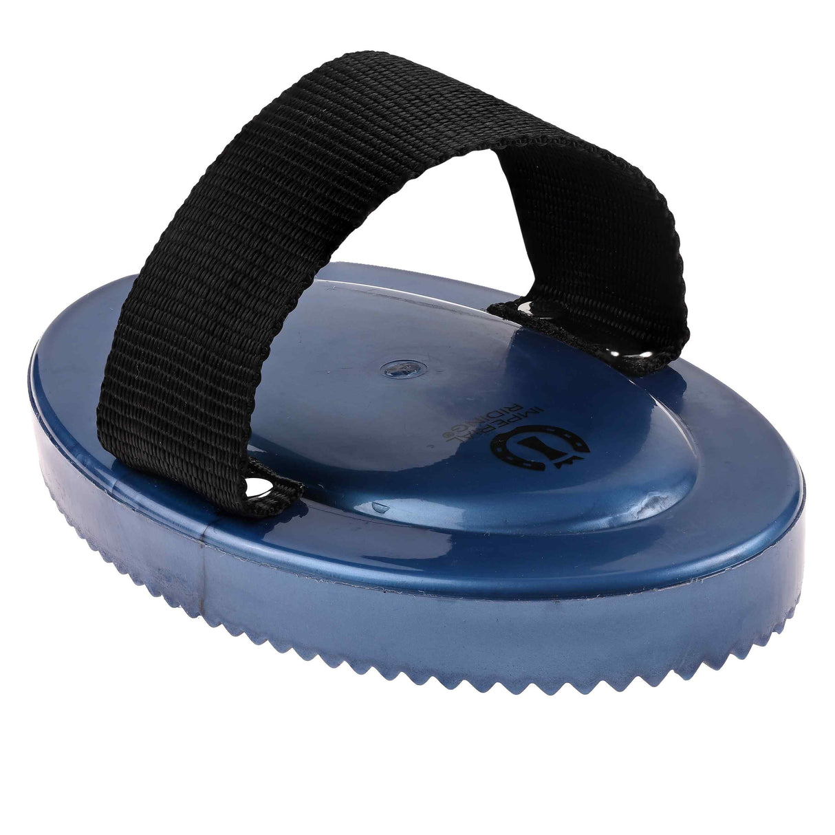 Imperial Riding Curry Comb With Hand Loop #colour_sapphire