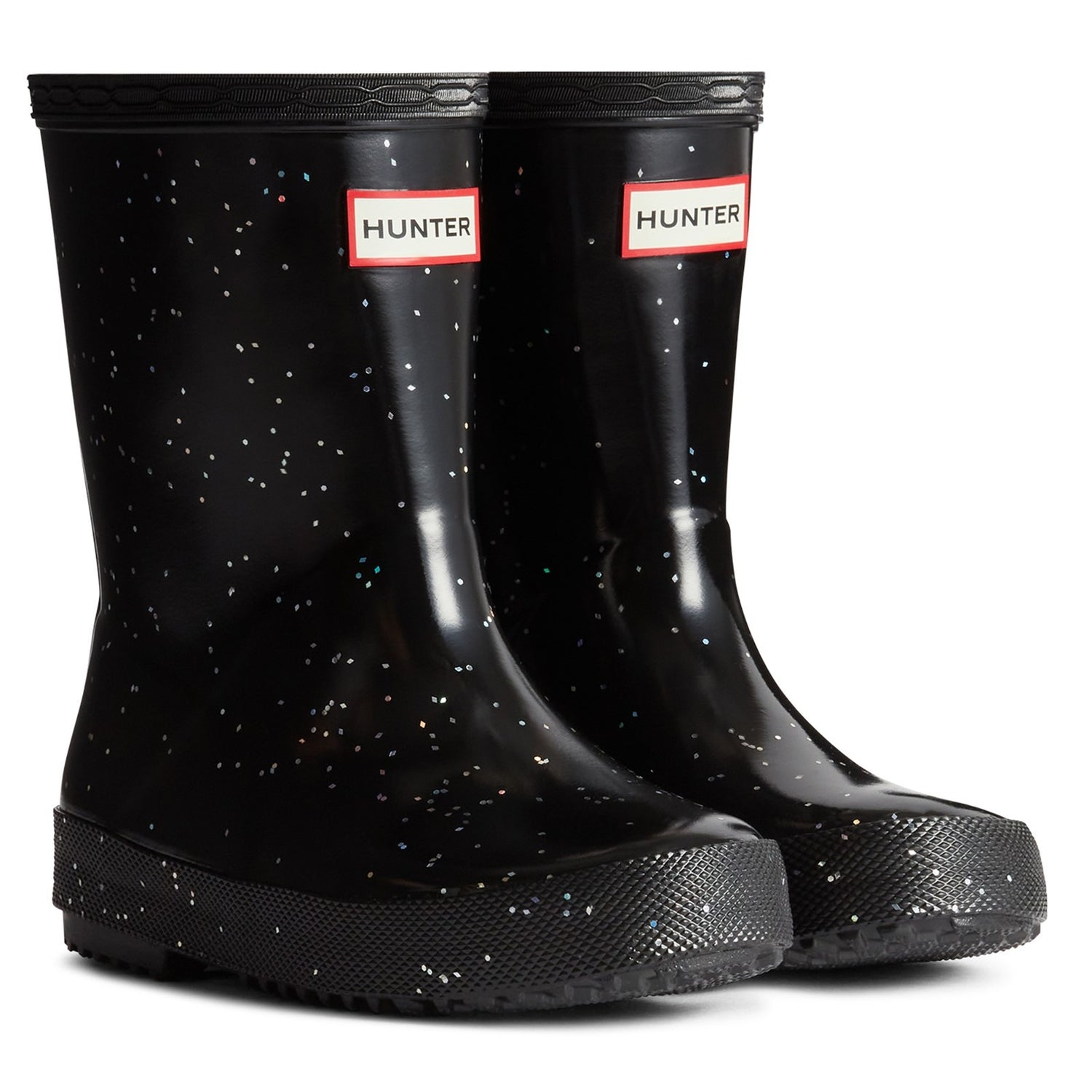 Hunter Kids Kid First Giant Glitter Wellington