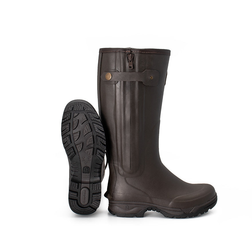 Rouchette Veneur Neo Zip Boots #colour_brown