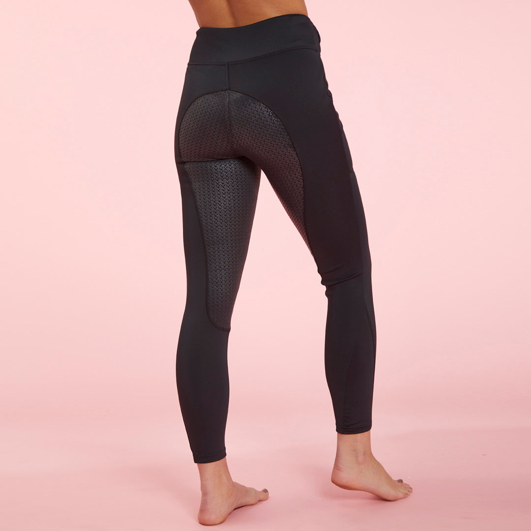 Toggi Albanian Ladies Riding Tights #colour_black