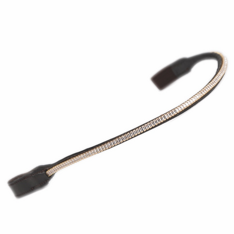 Shires Velociti GARA Fine Diamante Browband #colour_havana