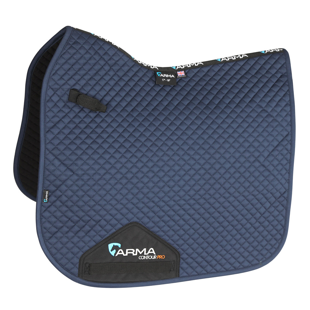 Shires ARMA Dressage Saddlecloth #colour_navy