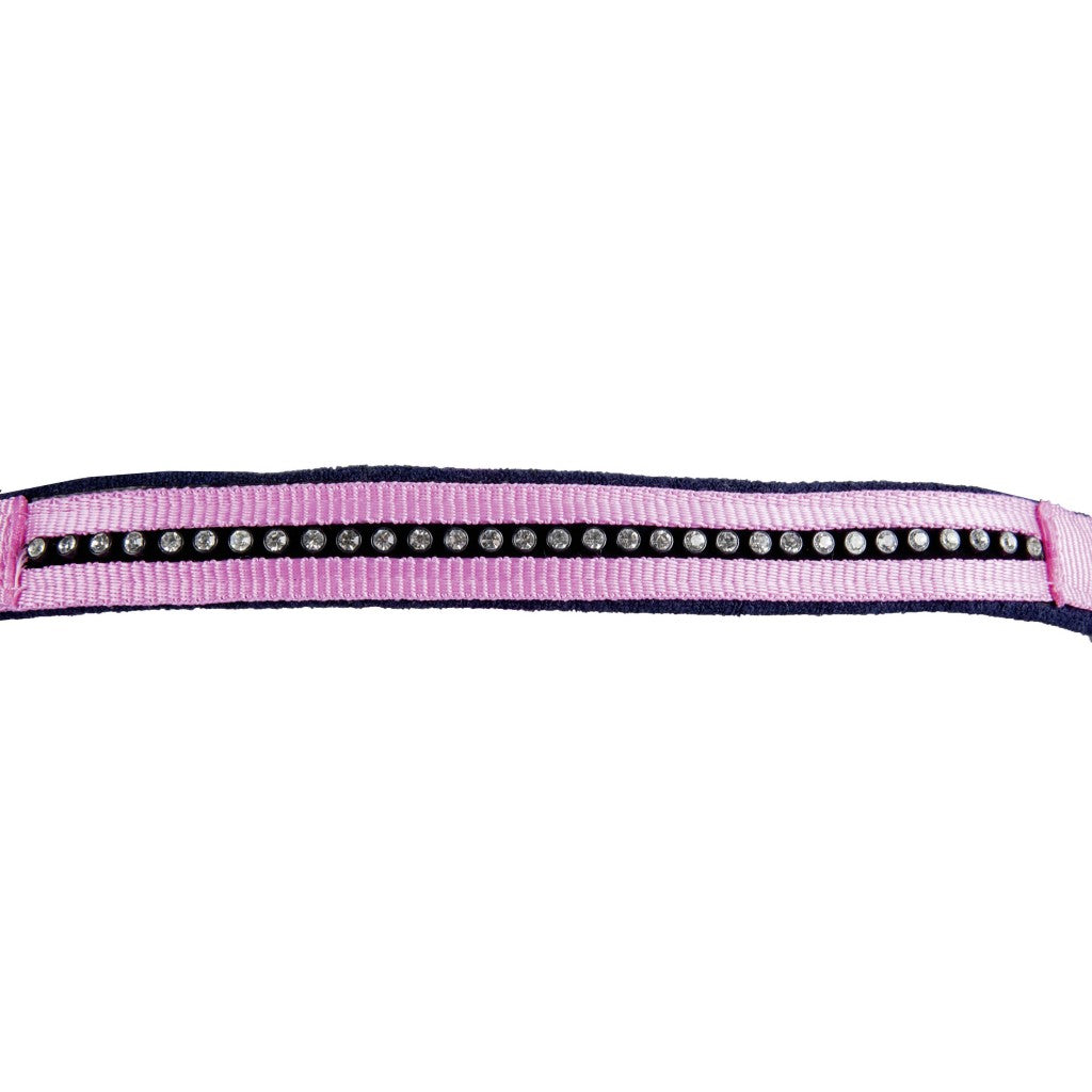 HKM Head Collar & Lead Rope Set -Crystal- Soft Padded
