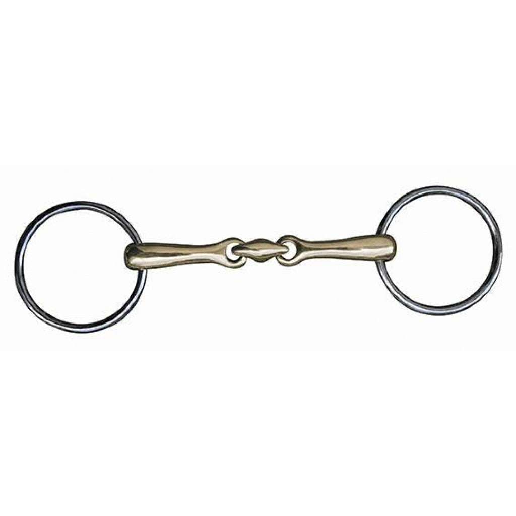 HKM Loser Ring Bradoon mit Raute 14 mm Argentan