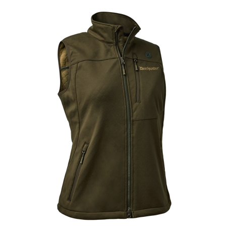 Deerhunter Excape Ladies Softshell Waistcoat #colour_art-green