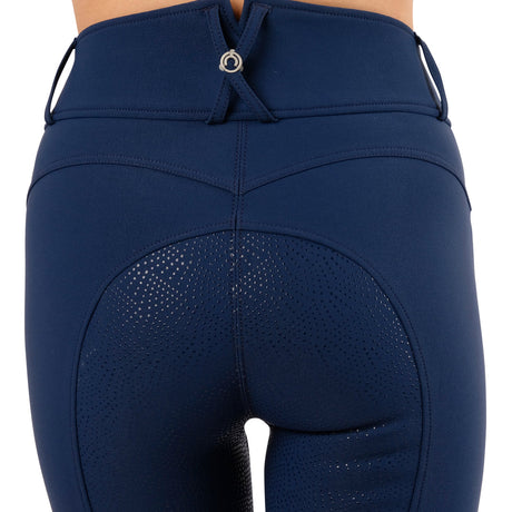 Montar Megan High Waisted Vol 2 Full Grip Riding Breeches #colour_gibraltar-sea