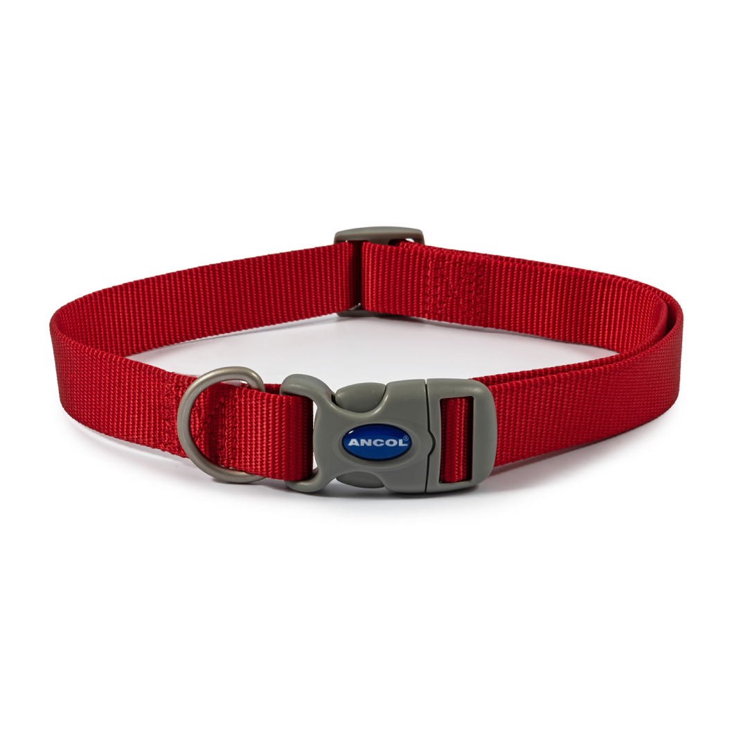 Ancol Adjustable Viva Collar #colour_red